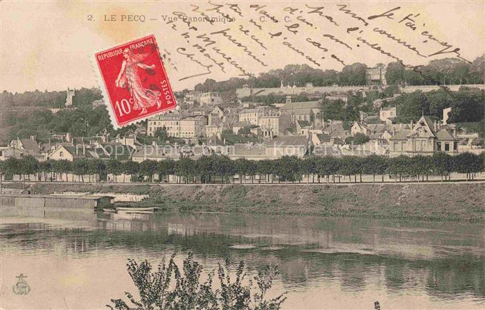 Le Pecq Saint-Germain-en-Laye 78 Yvelines Vue panoramique