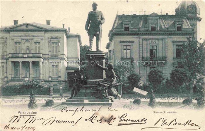 WIESBADEN Bismarckdenkmal