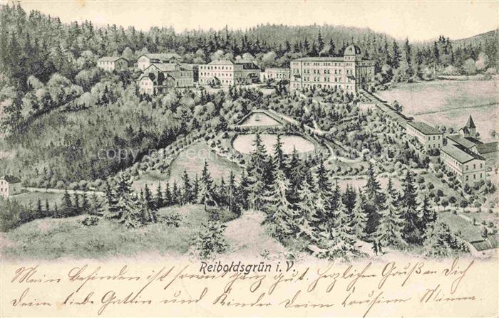 Reiboldsgruen Bad Auerbach Panorama Kuenstlerkarte