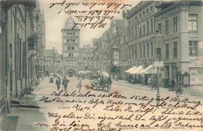 LueBECK  CITY Grosse Burgstrasse