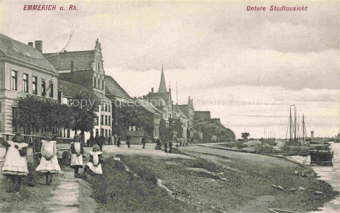 Emmerich Rhein NRW Untere Stadtansicht