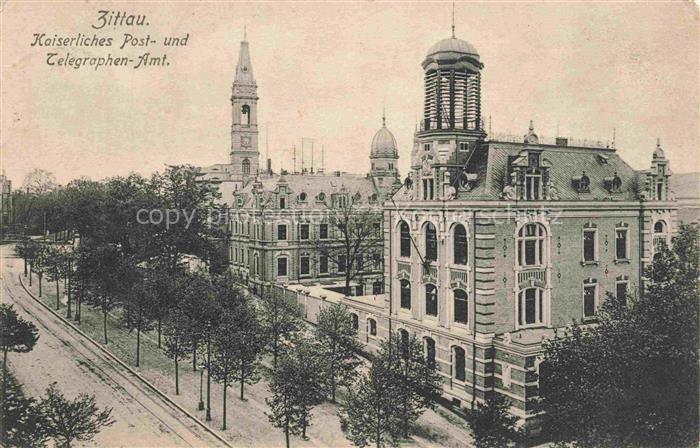 Zittau Sachsen Kaiserliches Post- und Telegraphen-Amt