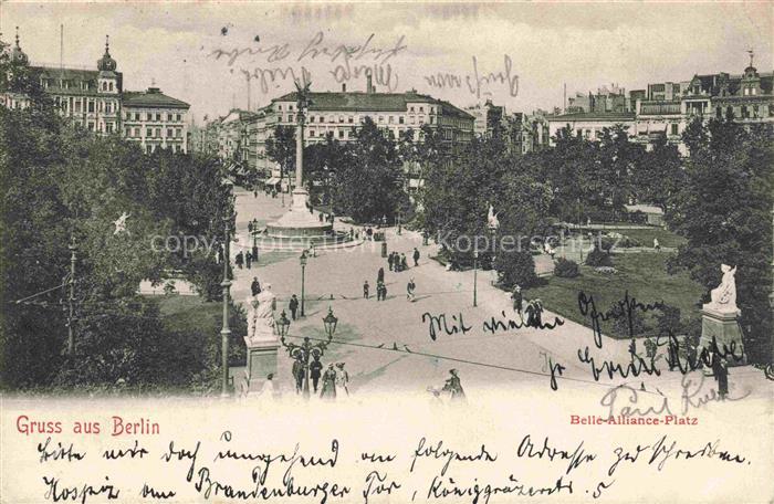 BERLIN  CITY Belle-Alliance-Platz Denkmal