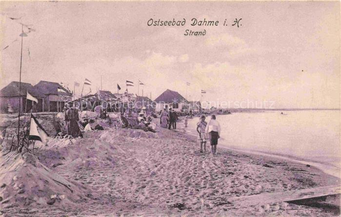 DAHME  Ostseebad Schleswig-Holstein Strand