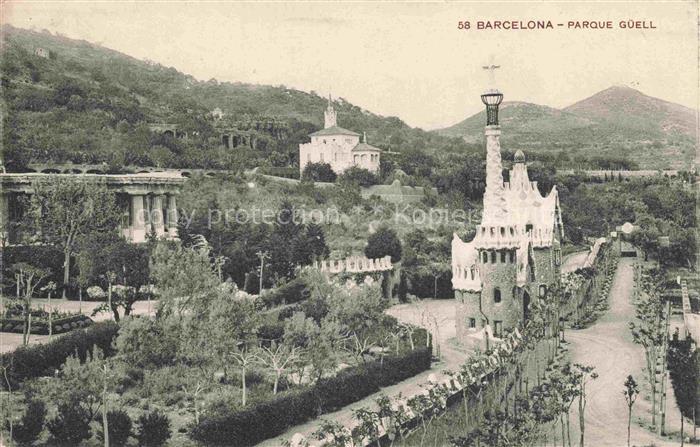 BARCELONA Cataluna ES Parque Gueell