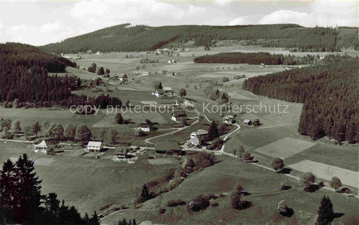 Saig Schwarzwald Panorama Hoehenluftkurort und Wintersportplatz