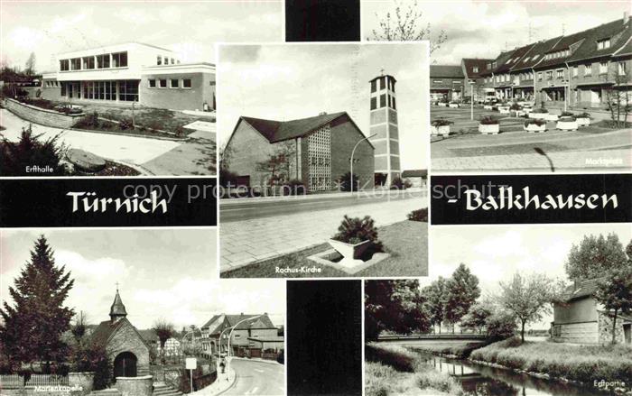 Balkhausen Tuernich Kerpen Rhein-Erft NRW Erfthalle Rochus-Kirche Marktplatz Mar