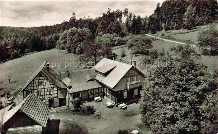 WILDBAD  Bad Schwarzwald BW Pension Waldgaststaette Gruenhuette