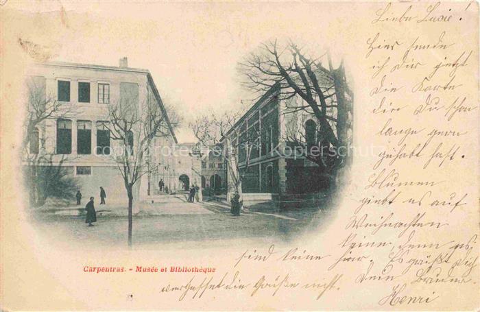Carpentras 84 Vaucluse Musée et Bibliothèque