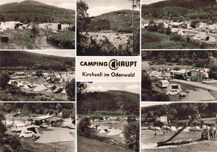 Kirchzell Odenwald Miltenberg Bayern Landschaftspanorama Campingplatz Haupt Kind