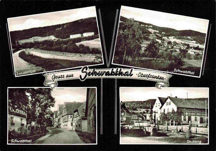 Schwabthal Schwabtal Bad Staffelstein Bayern Panorama Sanatorium Ortsmotiv Stubl