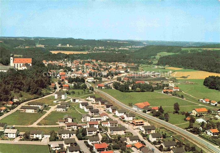 Baumburg Alz Altenmarkt Traunstein Bayern Fliegeraufnahme