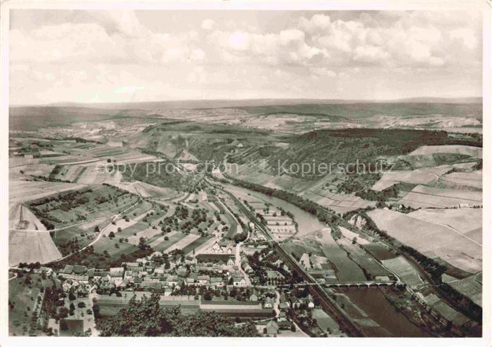 Oberhausen Nahetal Bad Kreuznach Rheinland-Pfalz Panorama Blick vom Lemberg
