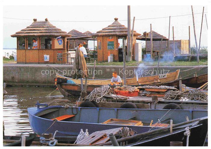 Kamminke Mecklenburg-Vorpommern Hafen mit Biergarten Kloen-Snak