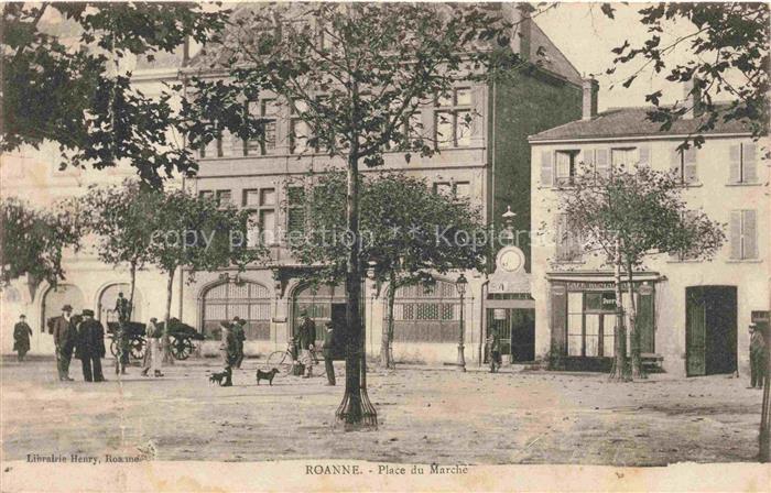 ROANNE 42 Loire Place du Marché