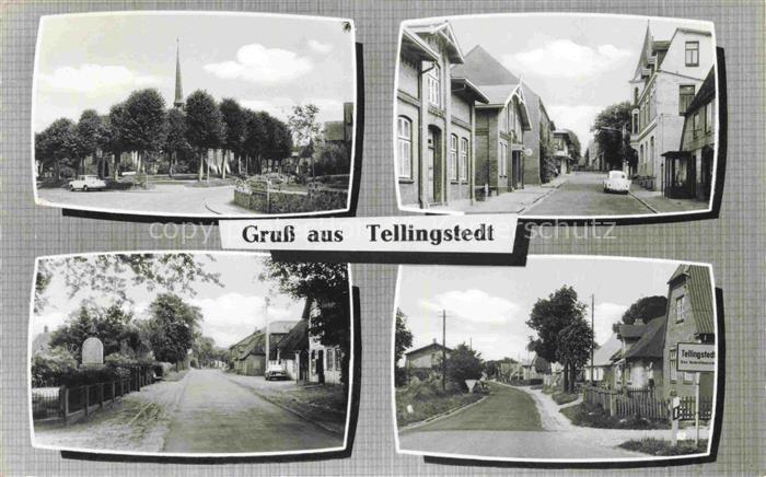 Tellingstedt Dithmarschen Schleswig-Holstein Teilansichten Strassenpartien