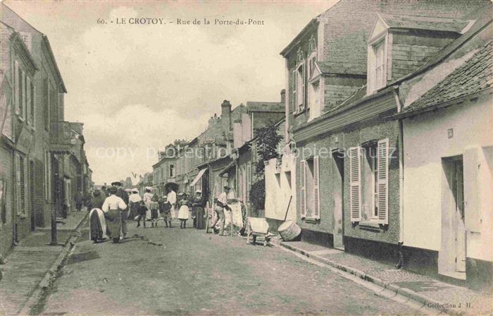 Le Crotoy ABBEVILLE 80 Somme Rue de la Porte-du-Pont