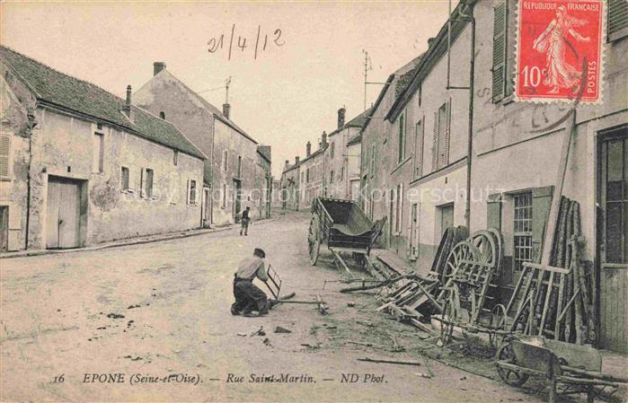 Epone Mantes-la-Jolie 78 Yvelines Rue Saint Martin