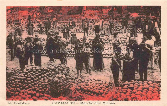 Cavaillon APT 84 Vaucluse Marché aux Melons