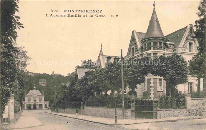Montmorency  Sarcelles 95 Val-d Oise Avenue Emilie et la gare