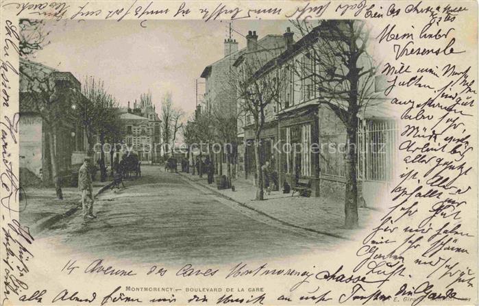 Montmorency  Sarcelles 95 Val-d Oise Boulevard de la Gare