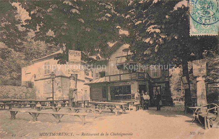 Montmorency  Sarcelles 95 Val-d Oise Restaurant de la Chataigneraie