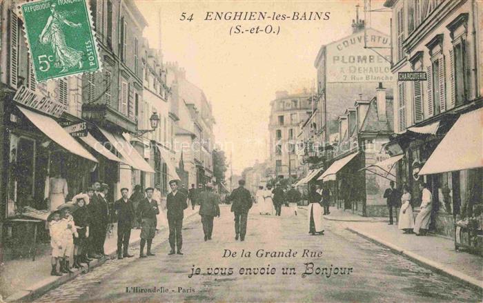 Enghien-les-Bains SARCELLES 95 Val-d Oise La Grande Rue