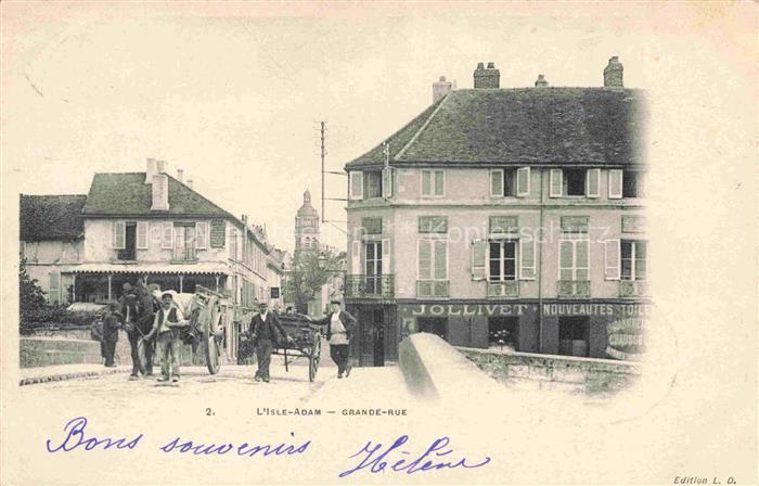 L Isle-Adam PONTOISE 95 Val-d Oise Grande Rue