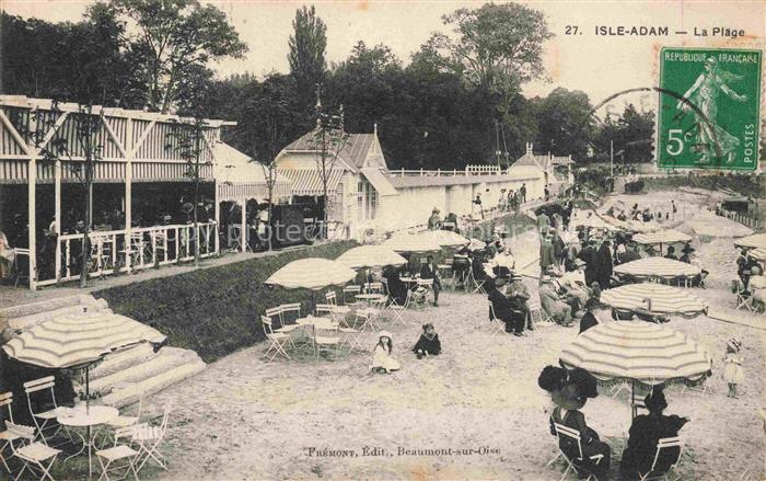 Isle-Adam Pontoise 95 Val-d Oise La plage
