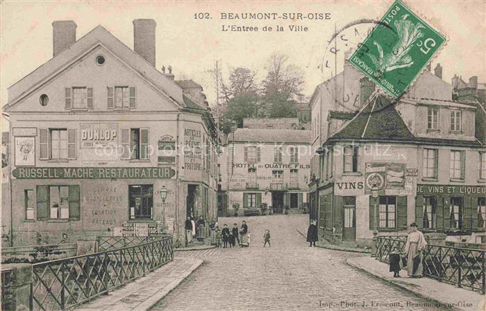 Beaumont-sur-Oise PONTOISE 95 Val-d Oise L'Entrée de la ville