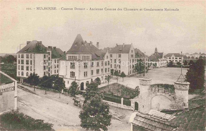 MULHOUSE Muehlhausen 68 Haut-Rhin Caserne Drouot Ancienne Caserne des Chasseurs