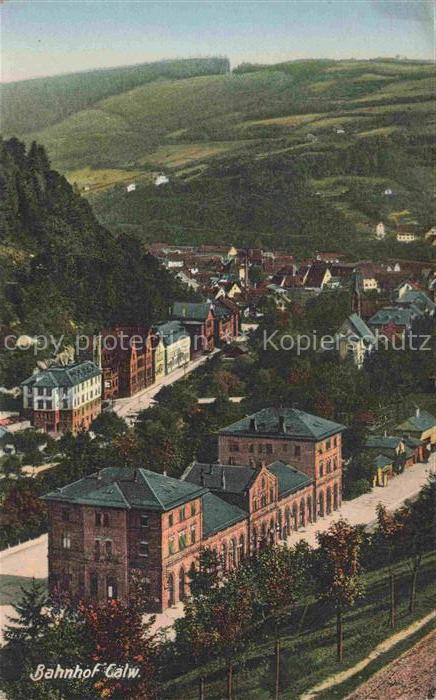Calw Schwarzwald BW Bahnhof Feldpost