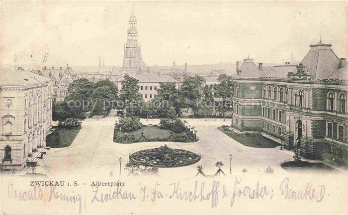 ZWICKAU  Sachsen Albertplatz