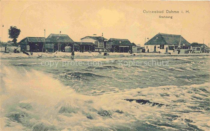 DAHME  Ostseebad Schleswig-Holstein Brandung