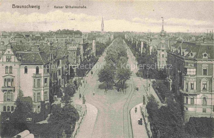 BRAUNSCHWEIG  CITY Kaiser Wilhelmstrasse