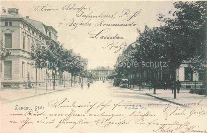 LANDAU  PFALZ Ostbahnstrasse
