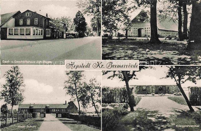 Hepstedt Rotenburg Bremervoerde Niedersachsen Gast- und Geschaeftshaus Neue Schu