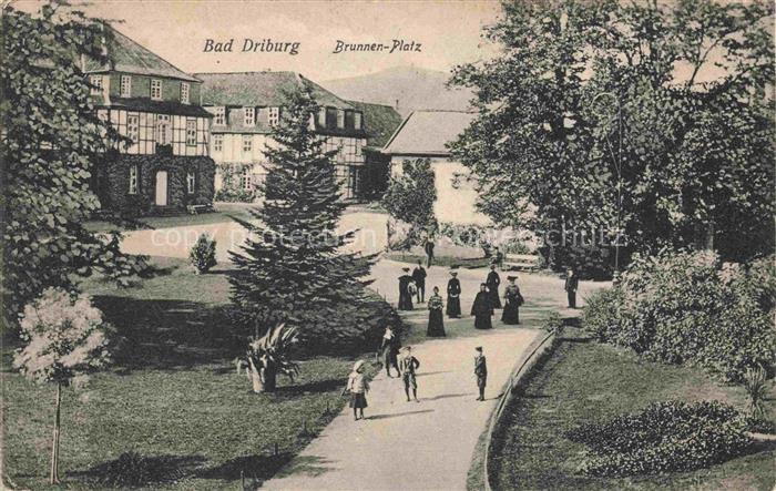 BAD DRIBURG NRW Brunnenplatz