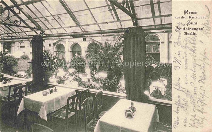 BERLIN  CITY Restaurant zum Heidelberger