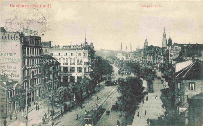 St Pauli Hamburg Reeperbahn