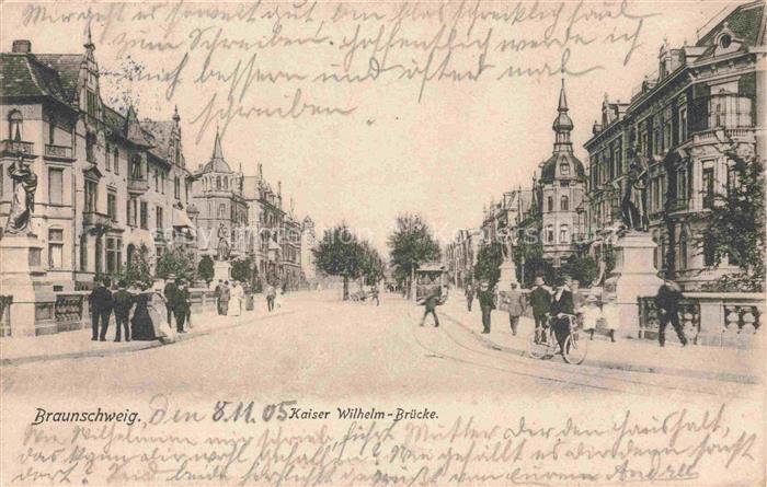 BRAUNSCHWEIG  CITY Kaiser Wilhelm-Bruecke