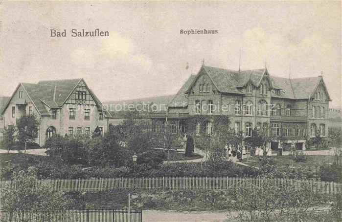 BAD SALZUFLEN Lippe NRW Sophienhaus