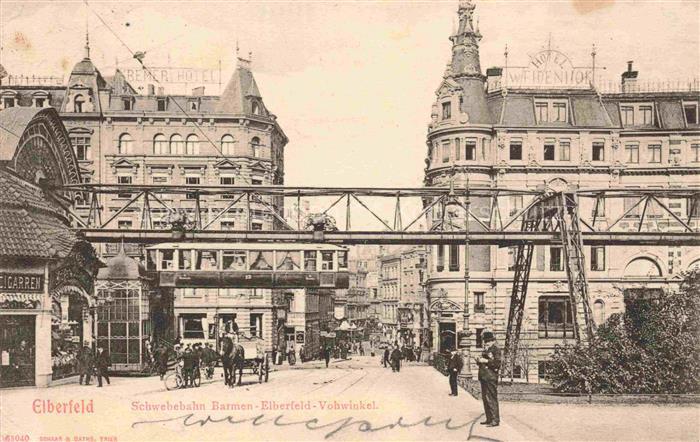 Elberfeld Barmen WUPPERTAL Schwebebahn Barmen-Elberfeld-Vohwinkel