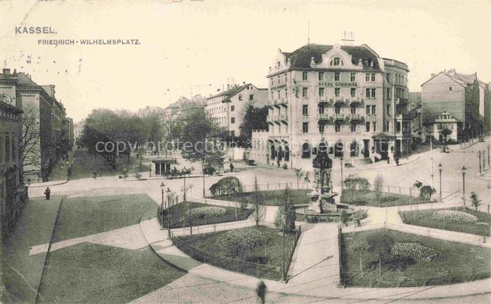KAssEL  CITY Friedrich-Wilhelmsplatz Denkmal