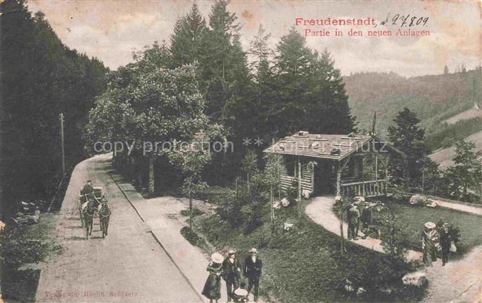 FREUDENSTADT BW Partie in den neuen Anlagen