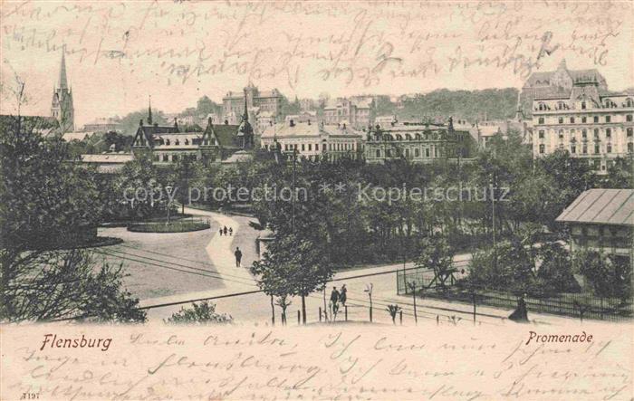 FLENSBURG  Flensborg Schleswig-Holstein Promenade