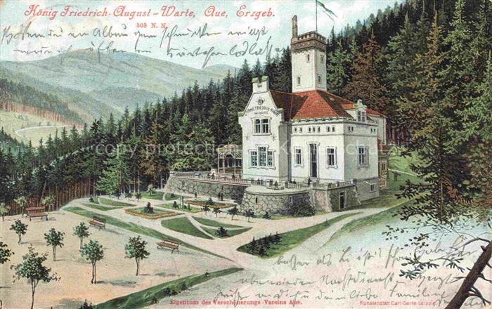 AUE  Erzgebirgskreis Sachsen Koenig Friedrich August-Warte