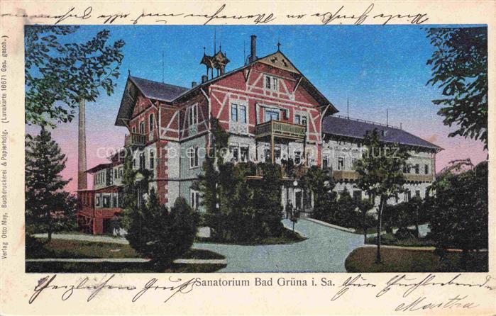 Bad Gruena CHEMNITZ Sanatorium