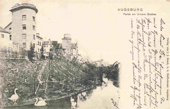 AUGSBURG  CITY Partie am Untern Graben