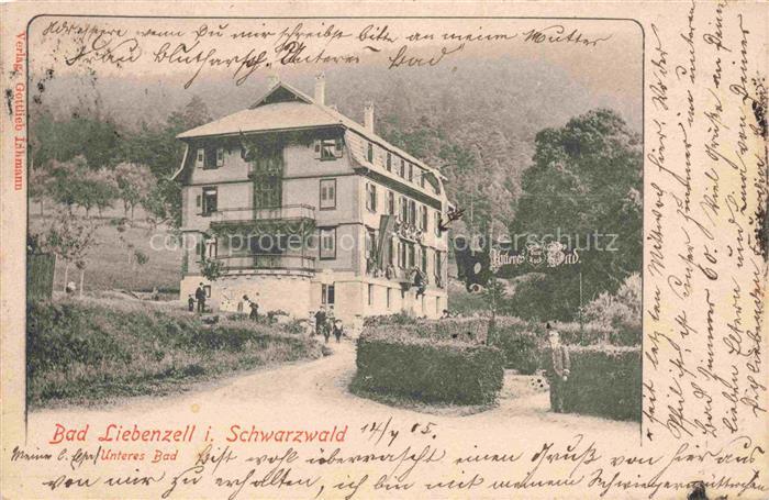 BAD LIEBENZELL BW Kurhotel Unteres Bad